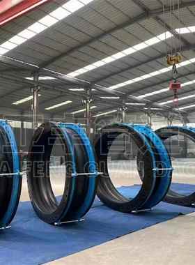 D耐N00翻边橡5156胶软6连接高温胶软接头法兰橡橡胶接头标准尺寸