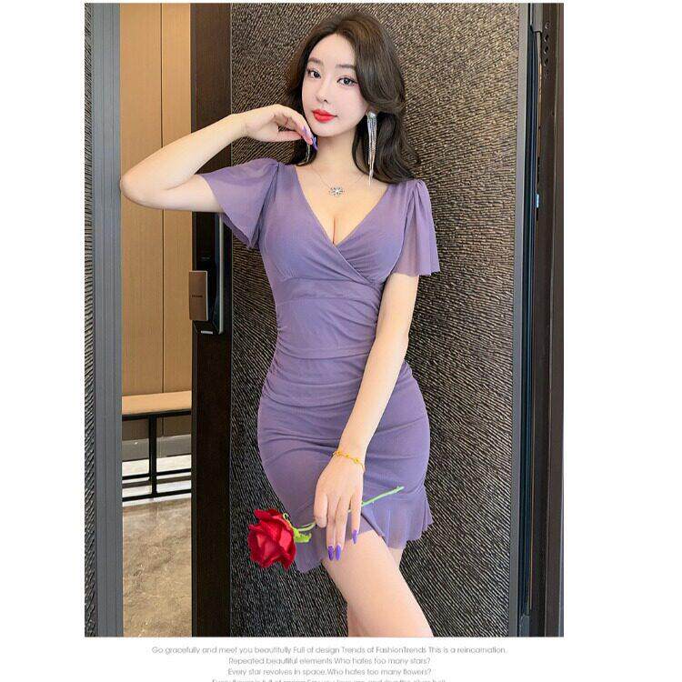 柔式技师工作服性感包臀裙名媛风连衣裙养生美容足浴技师工作服夏