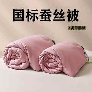 蚕丝被厂家直供子母被二合一春一秋被冬季 冬被厚加亲起肤深睡件批