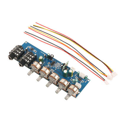 PT2399卡拉OK混响板KTV话筒前级放大板 单电源直流12V内置升压