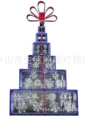 梦幻灯光节图案灯生产厂家3D立体彩灯大门拱门造型灯