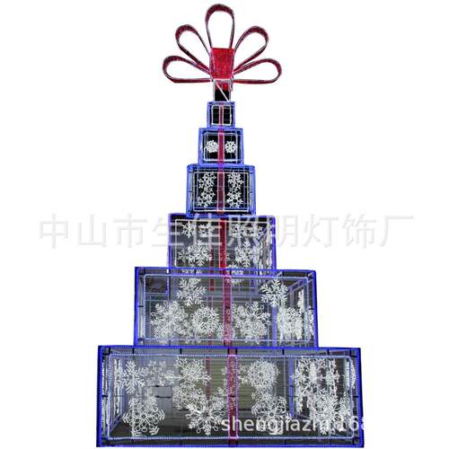 梦幻灯光节图案灯生产厂家3D立体彩灯大门拱门造型灯