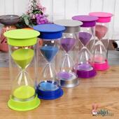 40分钟礼物时间漏沙流沙瓶摆件一套 沙漏计时器儿童3防摔20