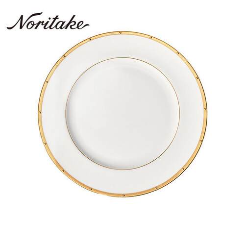 Noritake则武进口欧式宫廷风配套西餐厅高档骨瓷餐具家用菜盘平盘