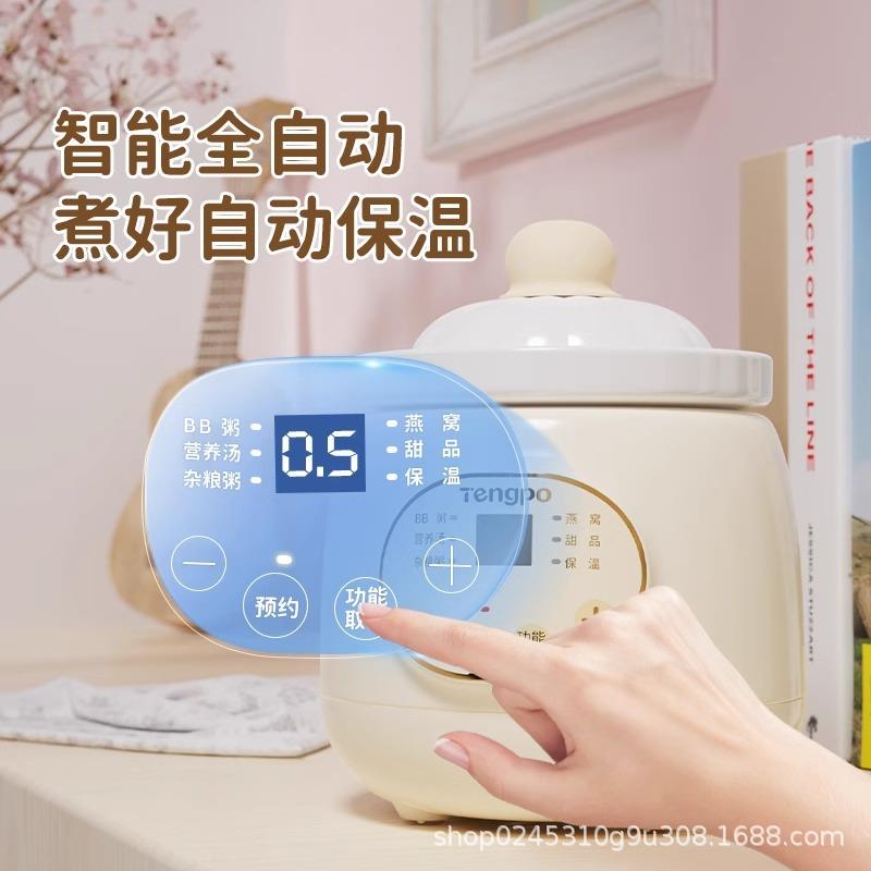 电藤DGD5-5A婆迷你电炖锅一人瓷用小型陶内胆燕窝骨汤煲粥家多功