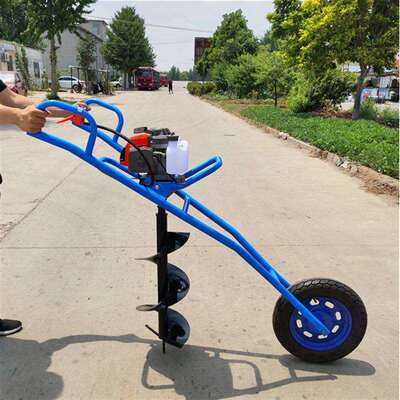 四冲3程0厘米宽埋桩打机汽油大木马力种LVB树挖坑机苗移眼栽打孔