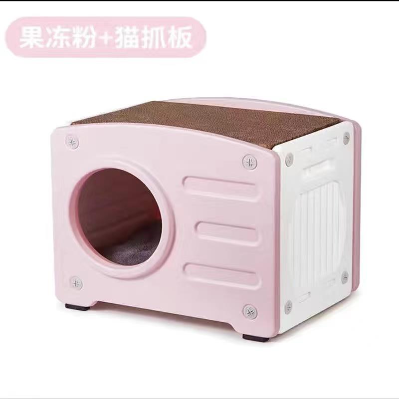 高档猫窝四季通用室外双层猫屋别拆防水墅户流浪猫房外子可洗宠物
