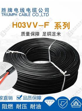 厂家供应PVC材质欧规插头电源线H05VV-F 2*1.5MM环保护套线VDE