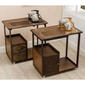 新移中式 小茶桌可茶动BDI茶车多功能全自动烧家水台用客厅茶几带