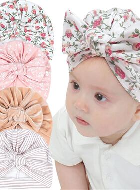 Cute Turban Hat Cap Beanie Bonnet with Big Bowknot Hospital