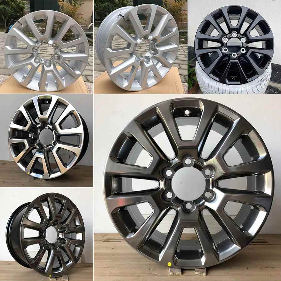 适用普拉多霸道2700 GX400GX460驭胜S350 17 18 19 20寸改装轮壳