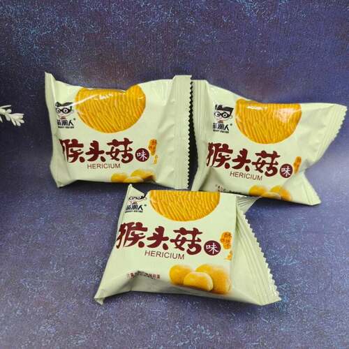 *萌潮人猴头菇味酥性饼干小包装1000g早餐下午茶包邮
