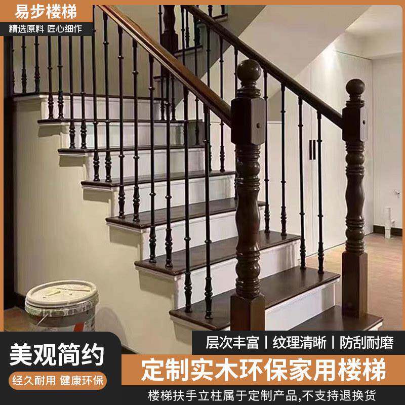 2023新款网红热销款楼梯扶手楼梯立柱护栏围栏栏杆戒指款铁艺立柱