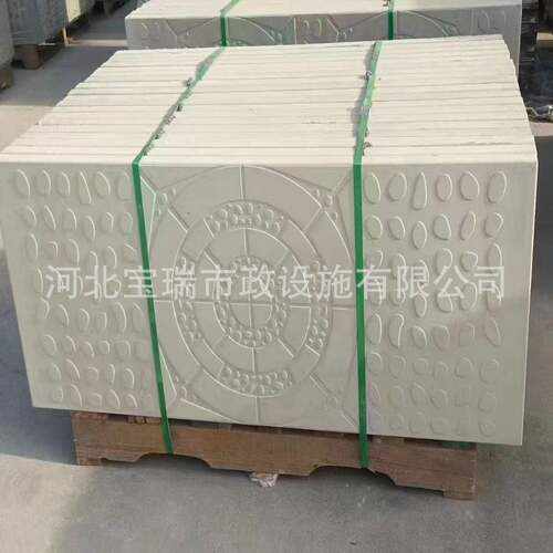 预制无机复合电缆沟包角铁盖板电厂室外电力国网标志电缆沟盖板