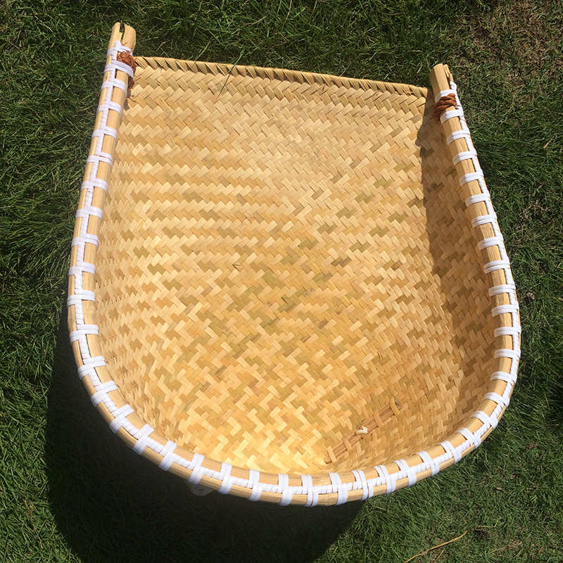竹编北斗纯手工谷斗茶叶米簸箕家用老古式装饰晾晒干货畚箕竹制品