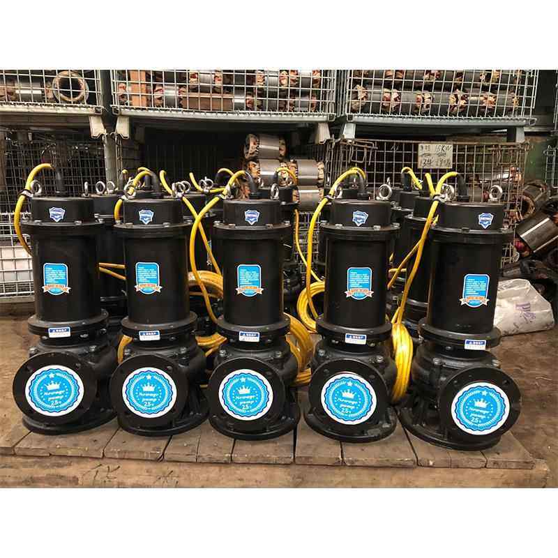 厂家直WQ4寸2.2千瓦高程搅匀污泥泵废水XNS污水扬潜水发泵