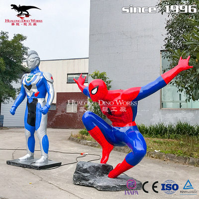 变形金刚机器人超人蜘蛛侠P产品仿真动态机械模型源头厂家制作