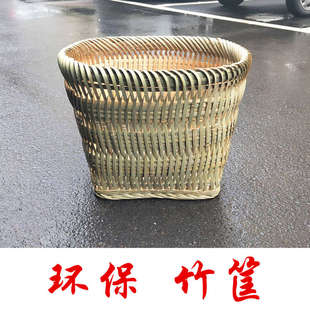 竹篓 竹筐 大篓子 环保 竹编 垃圾篓 公园 垃圾桶 建筑 农村 鸡