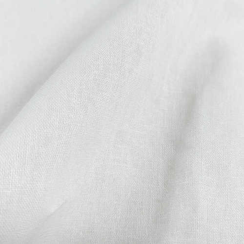 2114S亚麻棉半漂布 数码印花胚 麻棉混纺面料麻布春夏女装布料现