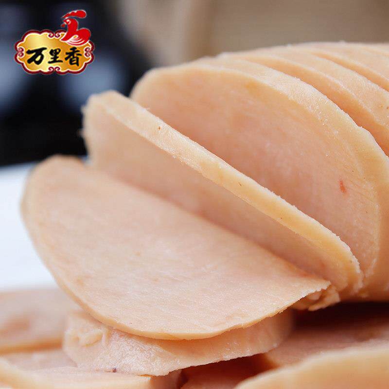 万里香白蒜肠220g 老北京风味火腿肠 烤肠 零食香肠 即食熟食特产