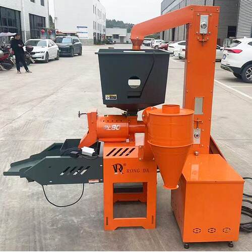 水稻碾米机 农友新款提升喂料水稻碾米机7.5KW三相电动稻谷脱皮机