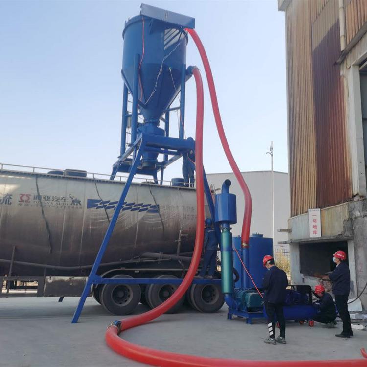 水泥库房清灰机钢砂真空负压抽灰机150型吸灰输送装车机