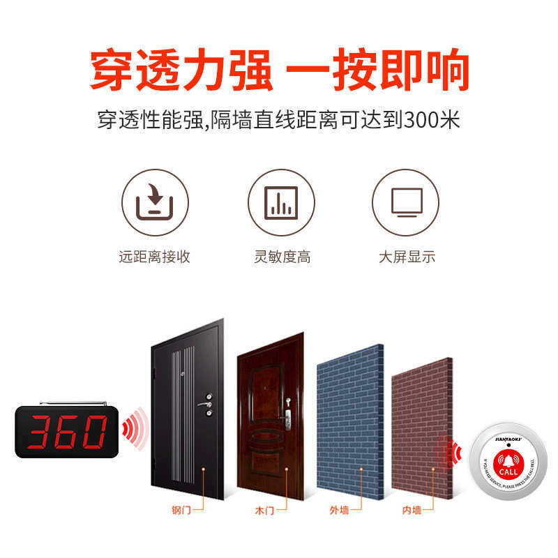 英文版呼叫器茶楼餐厅KTV棋牌室无线服务铃饭店包厢英文呼叫器,办公设备/耗材/相关服务,无线呼叫器,淘宝优惠券,粉丝福利购,淘宝优惠卷