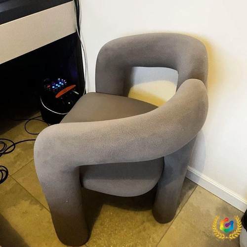 未知简约奶子油甲风家用化妆椅美梳妆凳店椅简约感卧室单人休闲餐