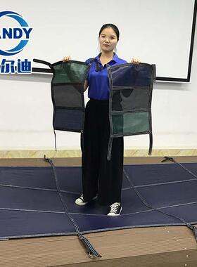 休闲泳池防尘罩 水上乐园安全网 轻便收纳泳池布 pool cover
