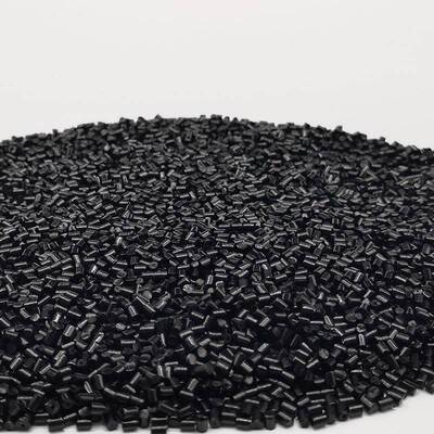 黑色母粒塑料色母料吹膜注塑拉丝浓缩PPPE增亮光黑色餐盒母料颗粒