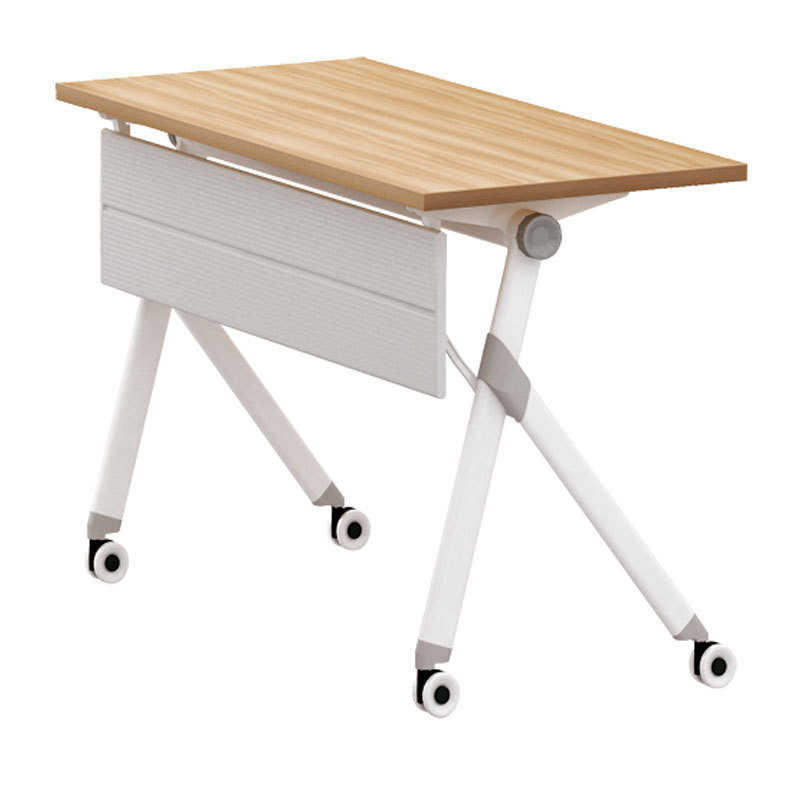 现代折叠移动带轮培训桌拼接式时尚会议培训台长条桌写字台简易桌