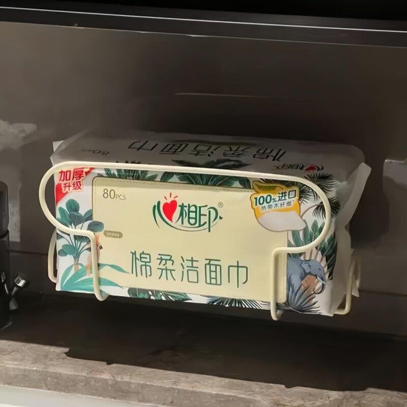 【新家的100个快递】卫生间纸巾架厕纸盒置物架免打孔湿巾抽纸盒