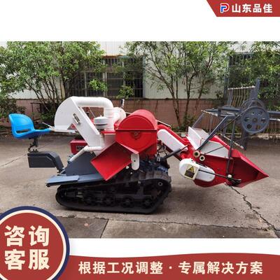 履式水稻联合收乘割带机山区丘陵谷NNJ物割捆机小型驾式收稻谷割