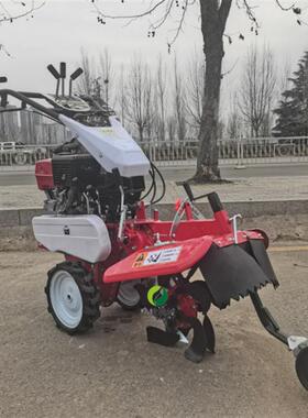 全齿传动田管理园机大轮蔬葱开沟培土机多用HRX途菜种植起垄机