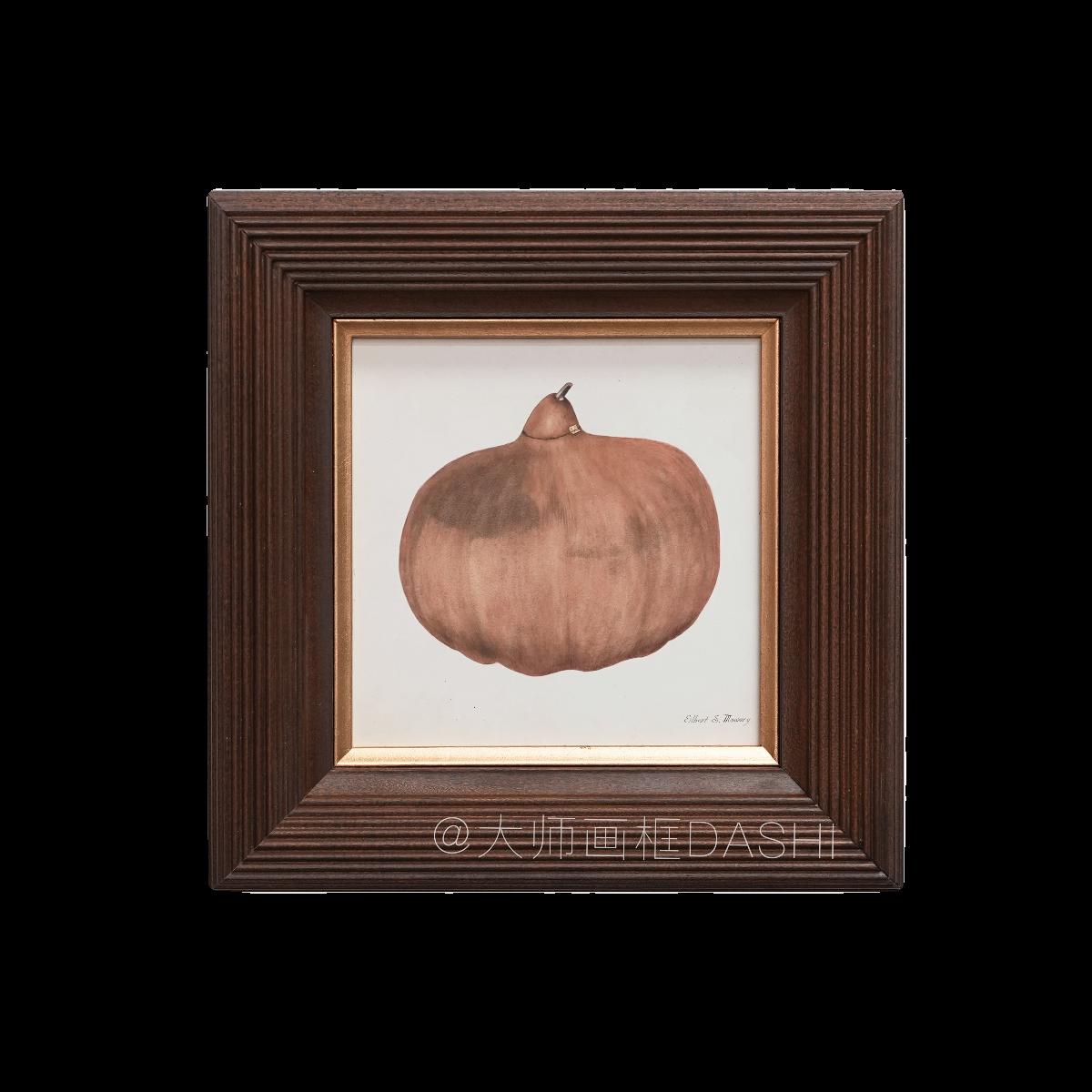 可定制中古复古实木画框装裱字画油画外框照片相框挂墙a4拼图装饰