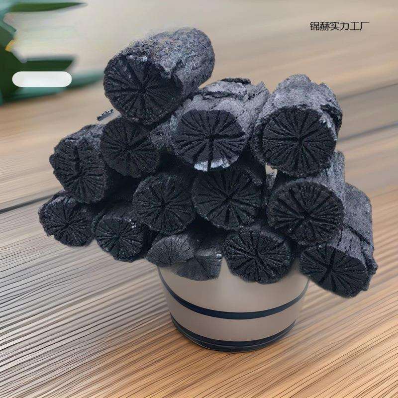青冈木炭青钢炭去皮青杠炭菊花炭野炊烧烤炭露营炭户外烧烤灶具用