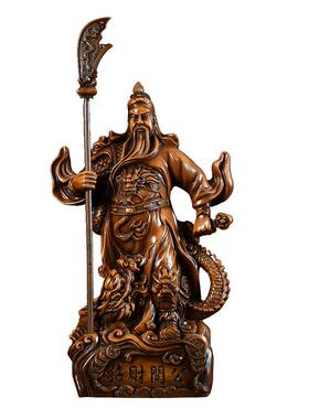 祥龙招财关公武财神爷关羽关二爷供奉摆件关公像公司客厅家用供奉