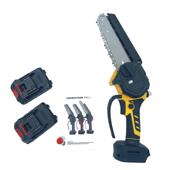 新款 单手家用手锯持锂电锯户788外伐显迷木你 数电链锯无刷充电式