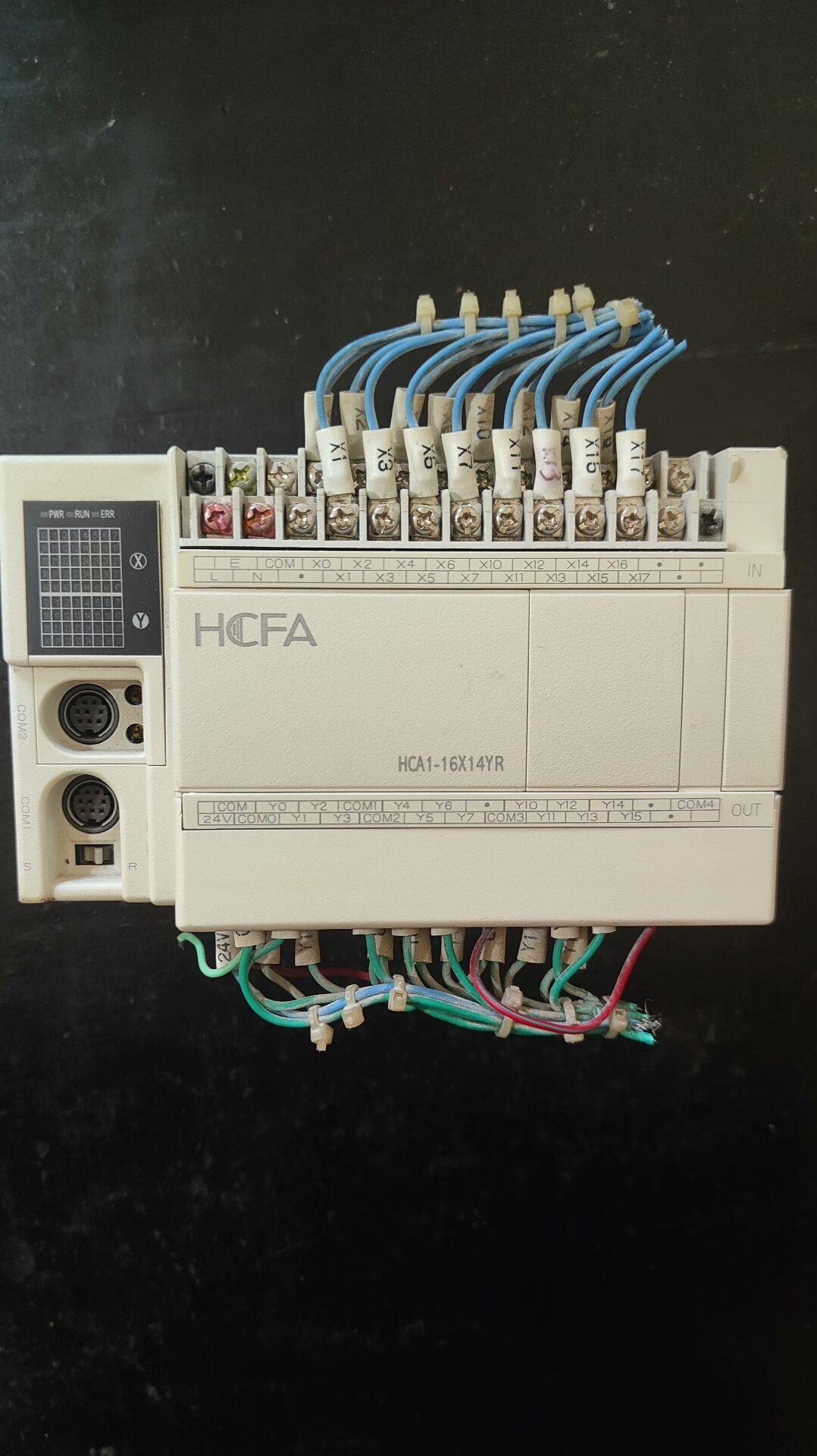 禾川PLC  HCA1-16X14YR-A拆机，功能正常，成