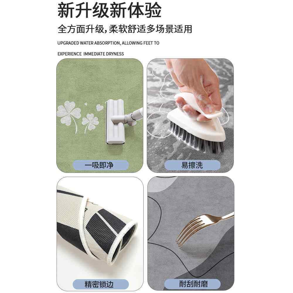 简约圆形地毯卧室梳妆台儿童房衣帽间脚垫子转椅凳子垫防滑小金小