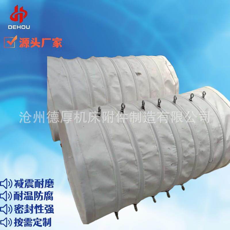 干灰水泥罐车袋式卸料伸缩节散装机布袋耐磨帆布筒