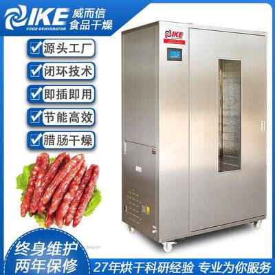 腊肠烘干机热风干燥肉类设备家用商用干燥食品WRH-100B电加热箱式
