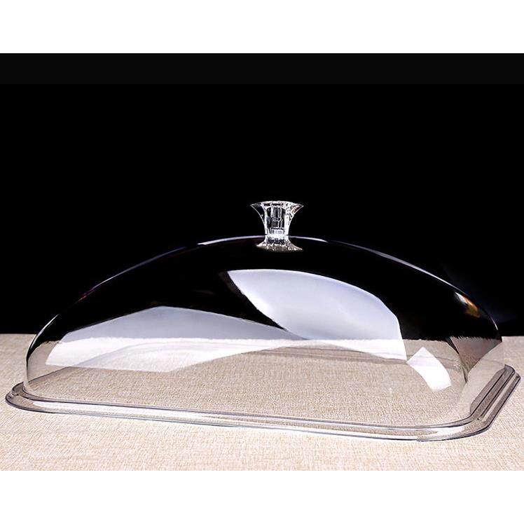 包邮PC长方形食品盖防尘盖保鲜盖点心盖熟食盖大号透明餐盖食物罩