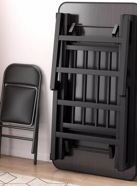 叠折桌子电脑桌台式学简易家用生书桌卧室办公桌写DNZ-BBZ1出租屋