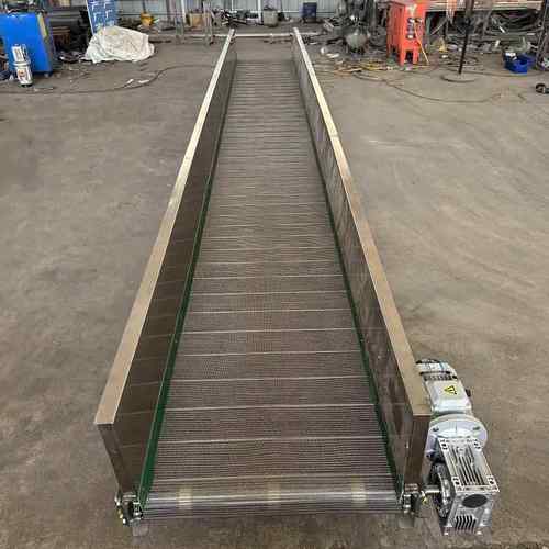 不锈钢网链输送机耐高温金属烘干机传动带食品加工清洗网带输送机