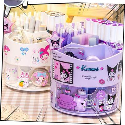 Sanrio Anime Rotating Pen Holder Kuromi Melody Cinnamoroll K