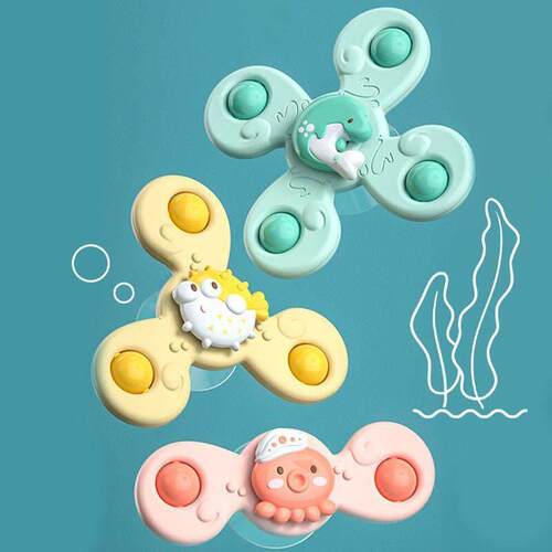 Montessori Baby Bath Toys For Boy Children Bathing Sucker