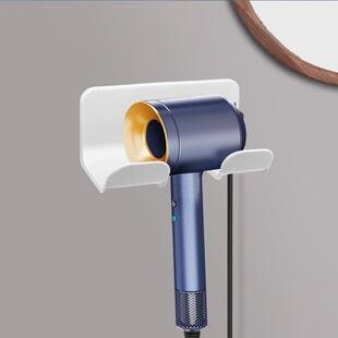 Wall-mounted hair dryer holder for bathroom, simple and mult