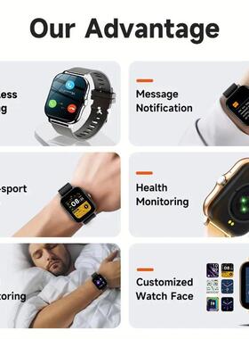 Smart Watch For Men Women Gift For Full Touch Screen Sport F