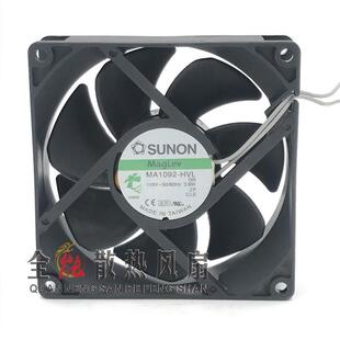 115V 散热风扇风机 建准 HVL.GN 60Hz 92X25MM MA1092 3.6W